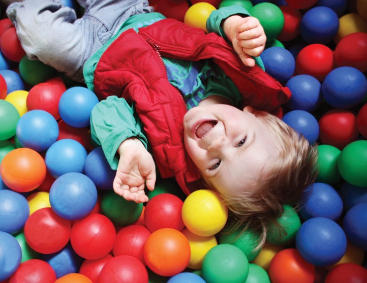 Kids help soft play places to stay in business by having a lot of fun there.